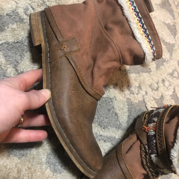 Brown boho booties - Picture 6 of 8